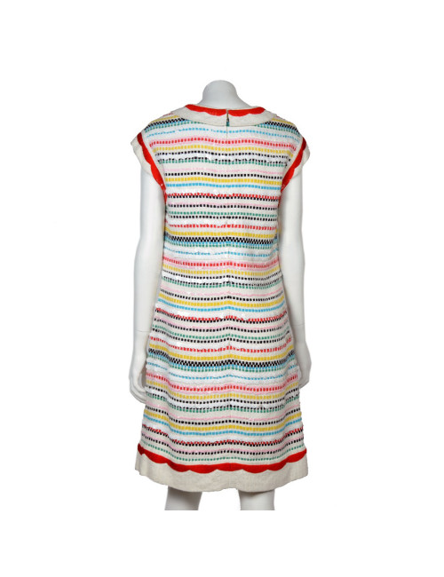 Robe CHANEL t 40 à sequins multicolore