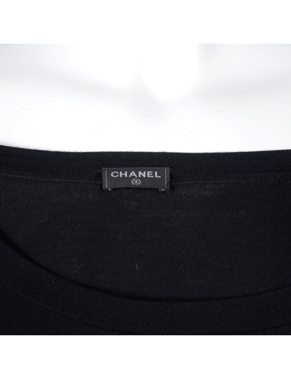 Robe "Paris-Edimbourg" CHANEL coton noir