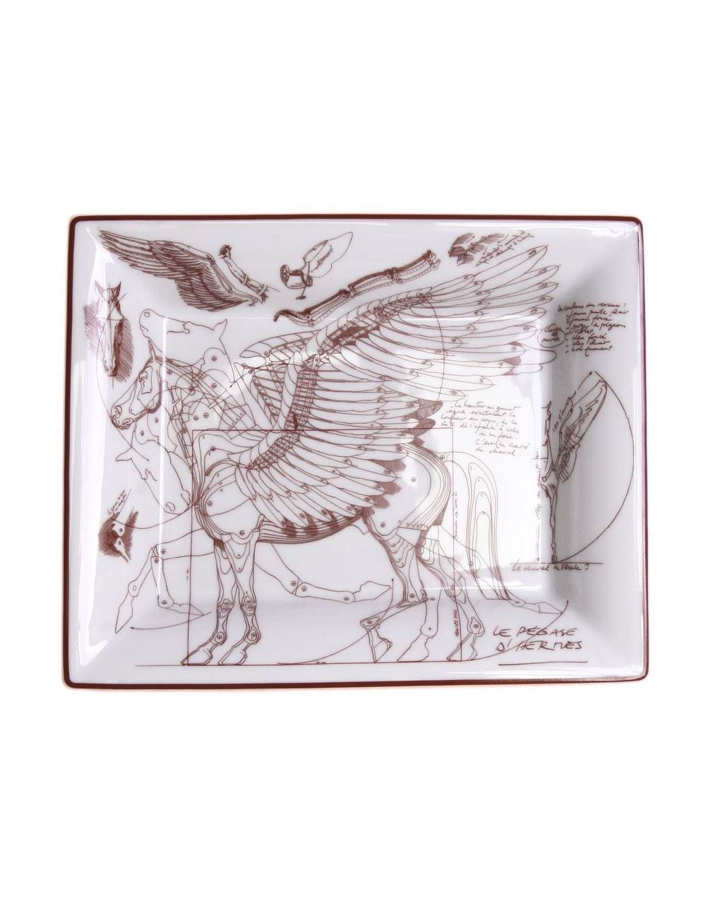 Grand cendrier vide-poche HERMES " cheval pégase"