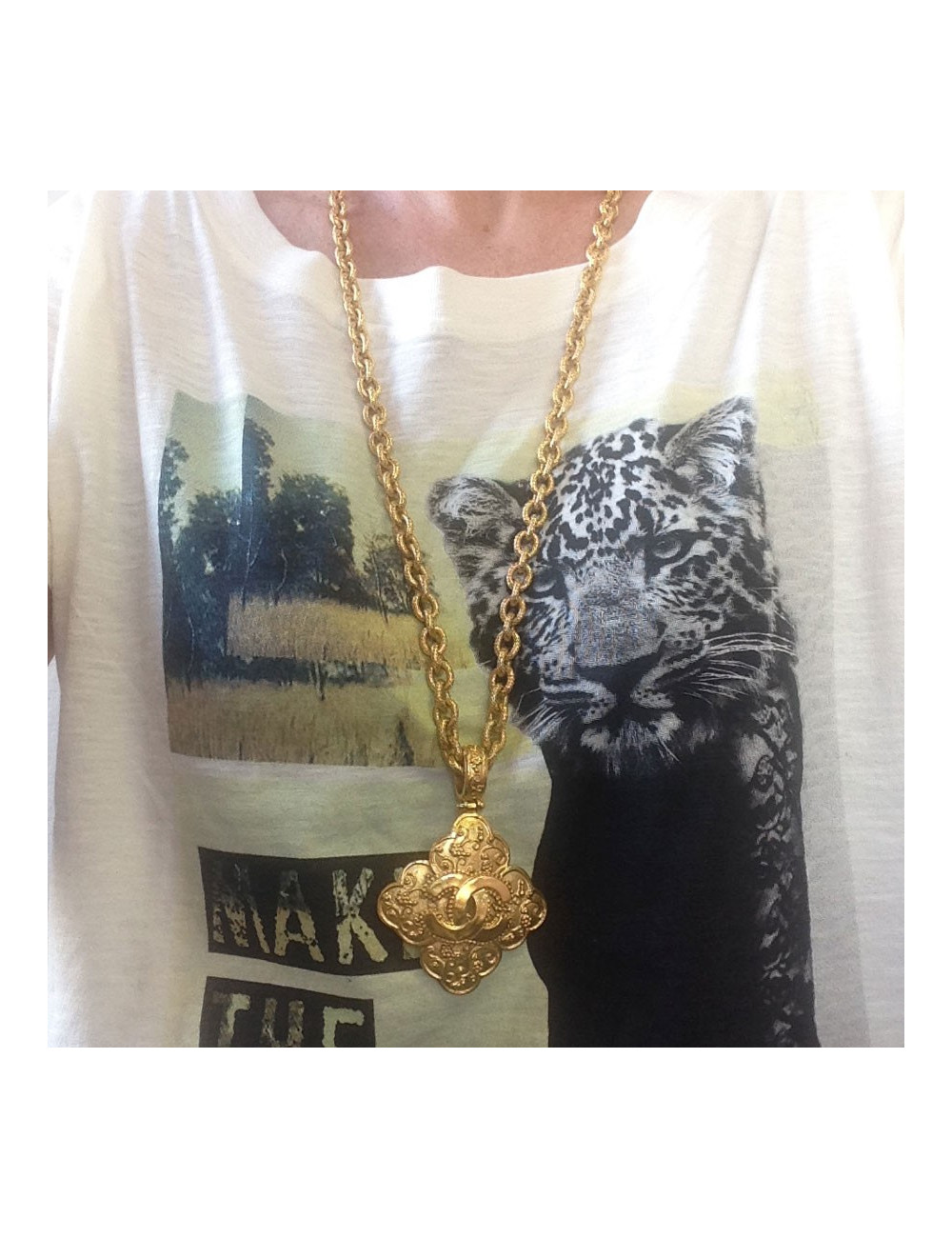 Sautoir CHANEL vintage 95 ' 