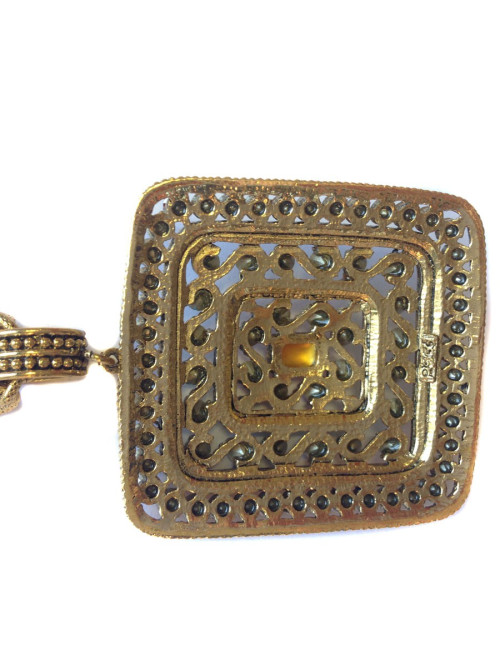 Collier POGGI avec pendentif multicolore 