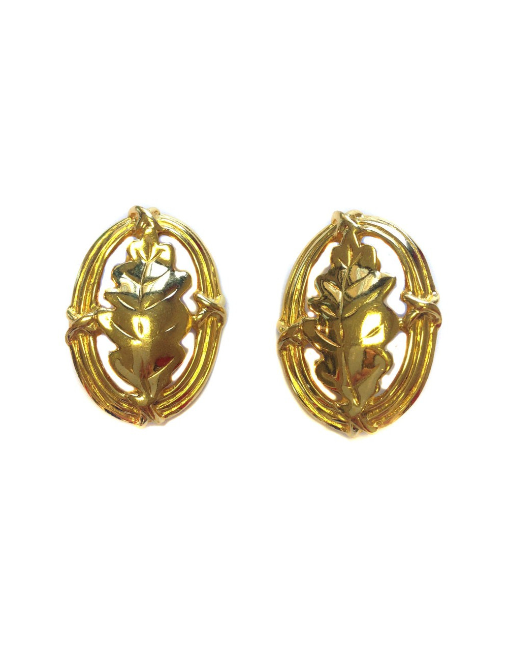 Clips d'oreille en métal doré autres marques