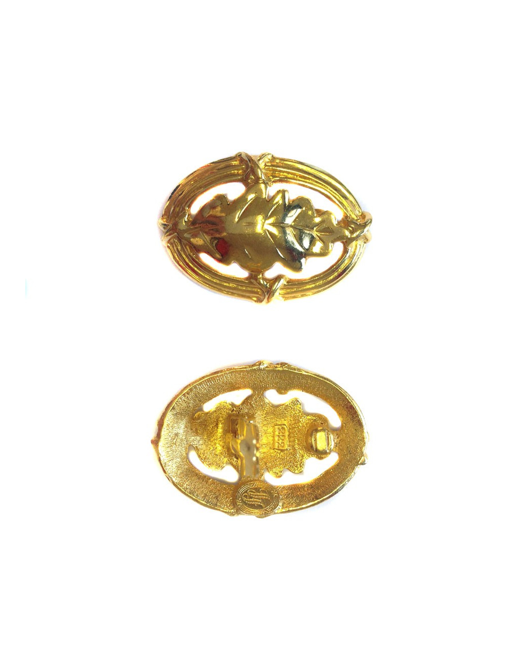 Clips d'oreille en métal doré autres marques