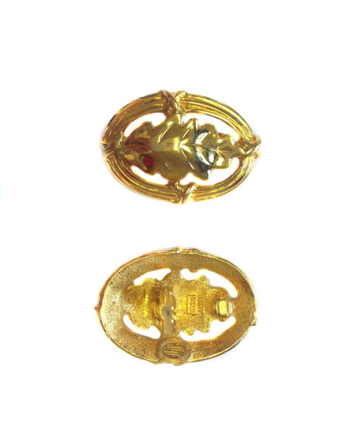 Clips d'oreille en métal doré autres marques