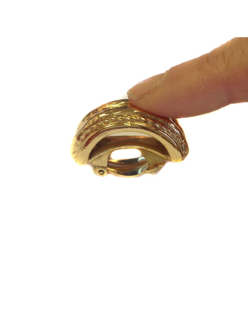 Clips vintage YVES SAINT LAURENT dorés