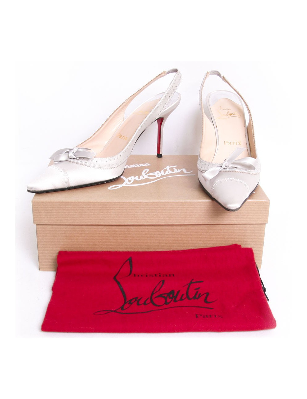 Sandales à talons CHRISTIAN LOUBOUTIN T 38,5