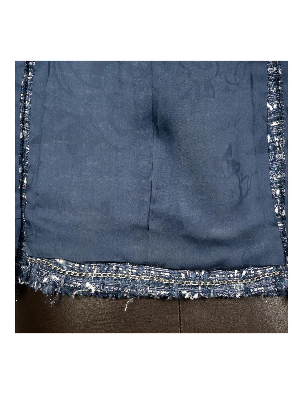 Veste en cuir BARBARA BUI bleu