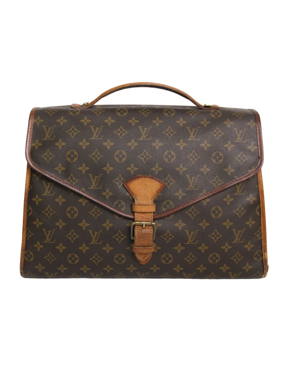 Sacoche LOUIS VUITTON toile enduite monogram vintage