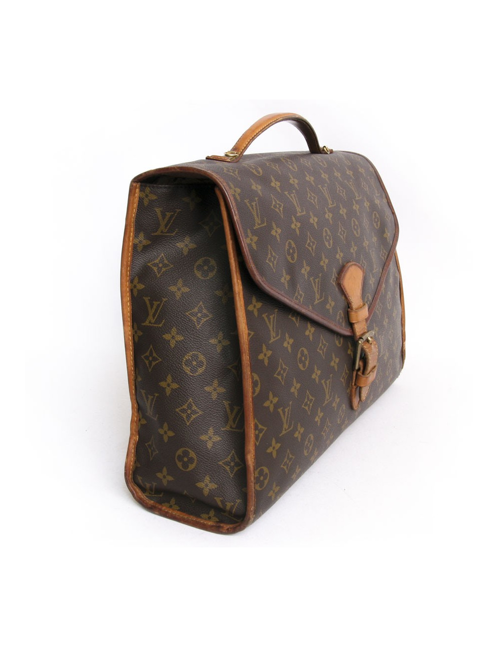 Sacoche LOUIS VUITTON toile enduite monogram vintage