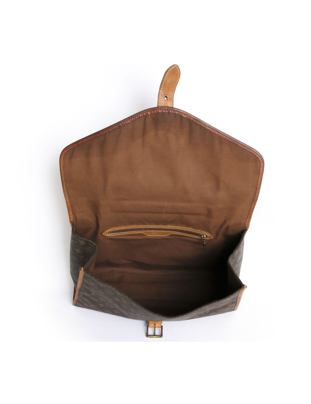 Sacoche LOUIS VUITTON toile enduite monogram vintage