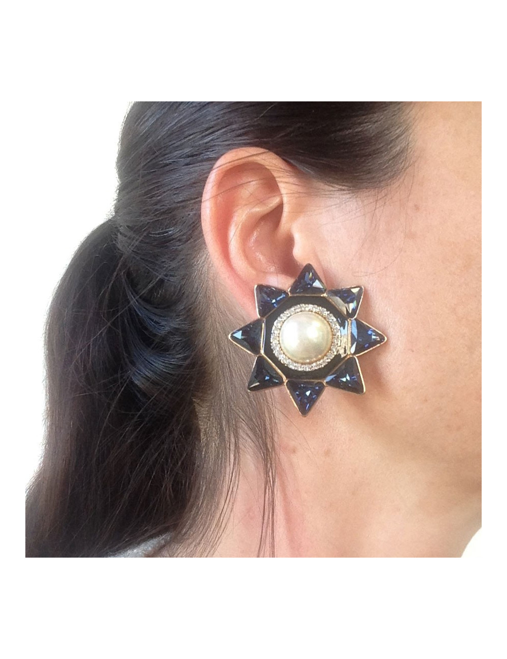 Clips Étoiles VALENTINO bleu