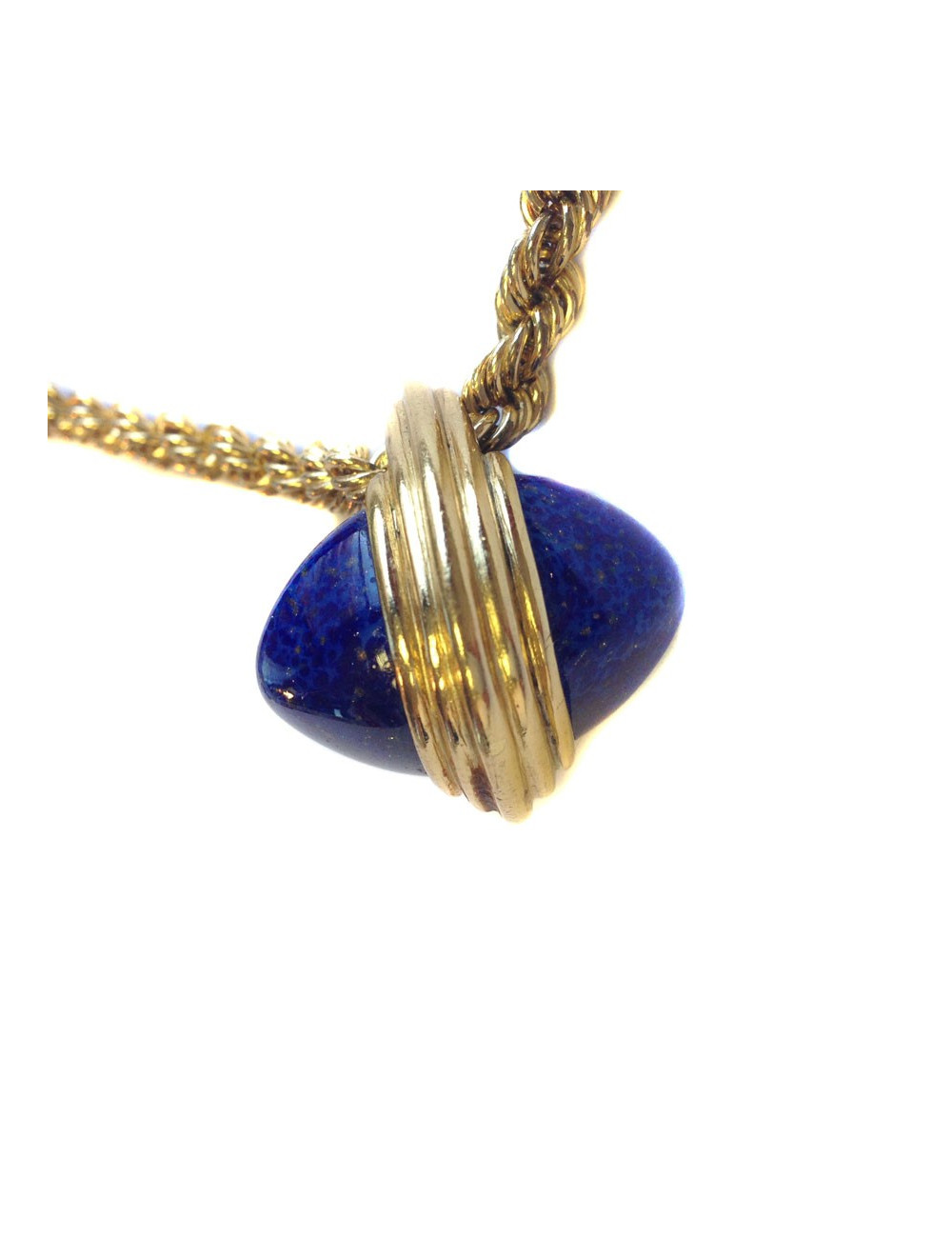 Collier pendentif Lapis lazuli SANS MARQUE