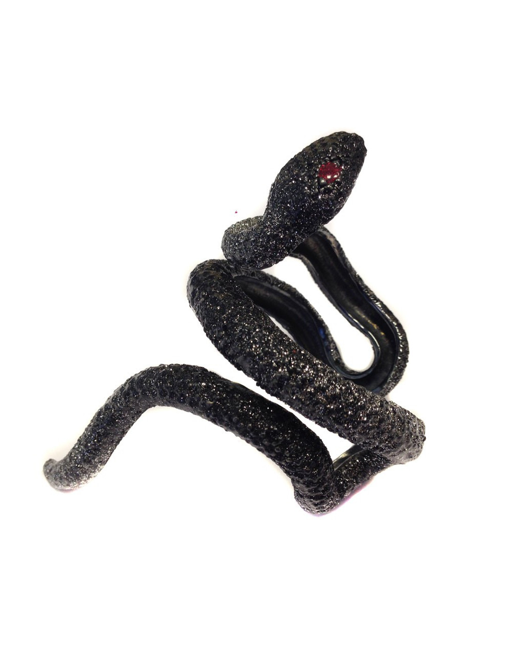 Manchette "Serpent" ruthénium autres marques