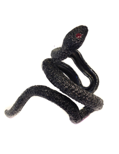 Manchette "Serpent" ruthénium autres marques