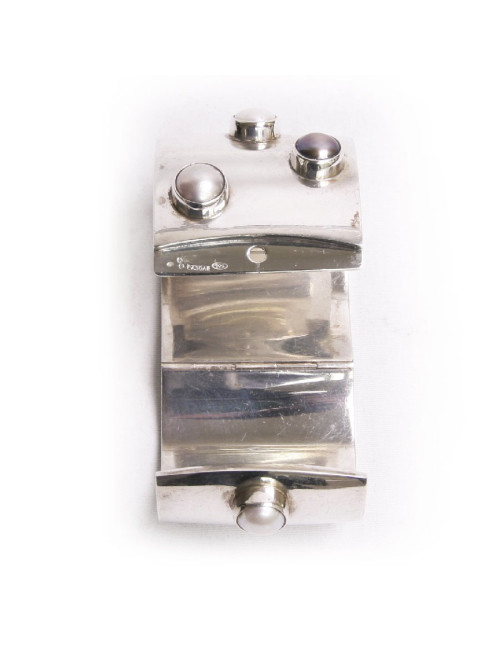 Manchette CASOAR en argent massif