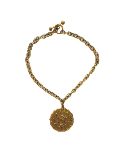 Collier BALENCIAGA chaîne dorée