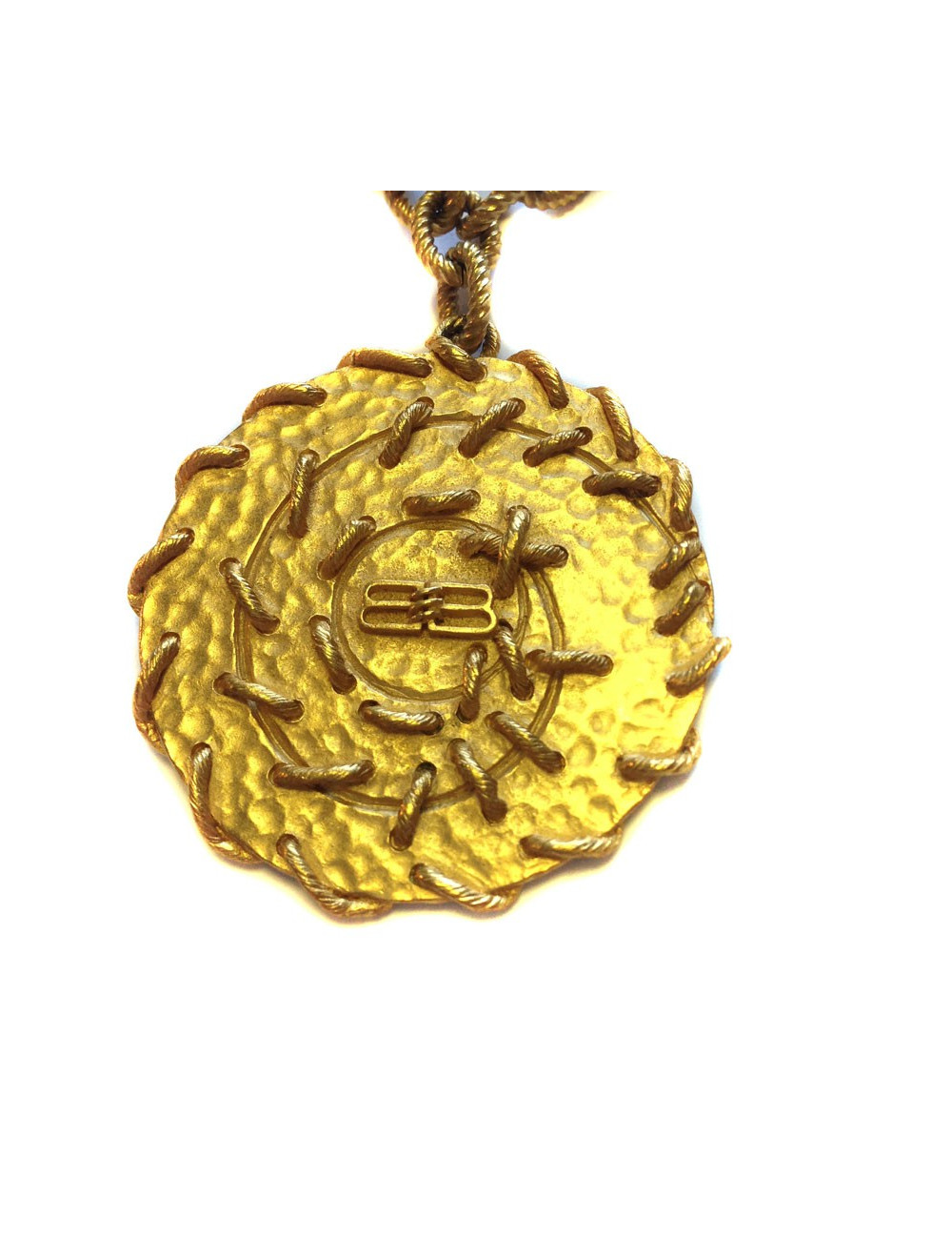 Collier BALENCIAGA chaîne dorée