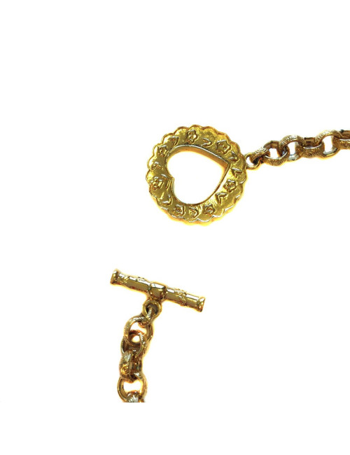 Collier en métal doré autres marques