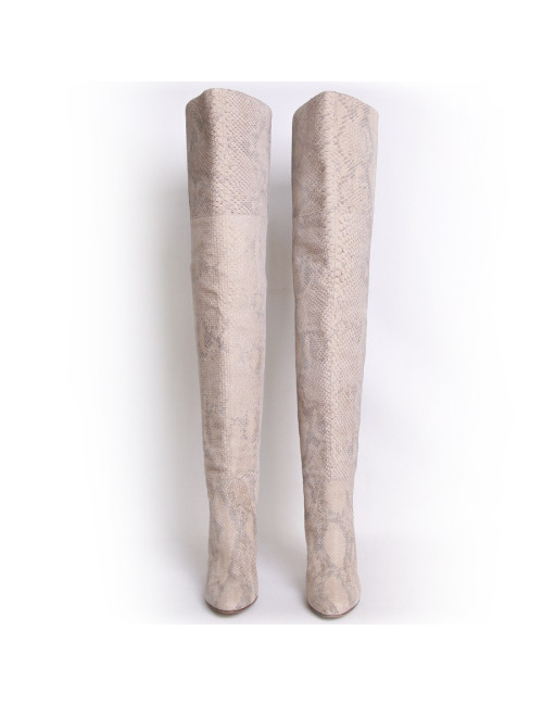 Cuissardes CHLOÉ en python crème