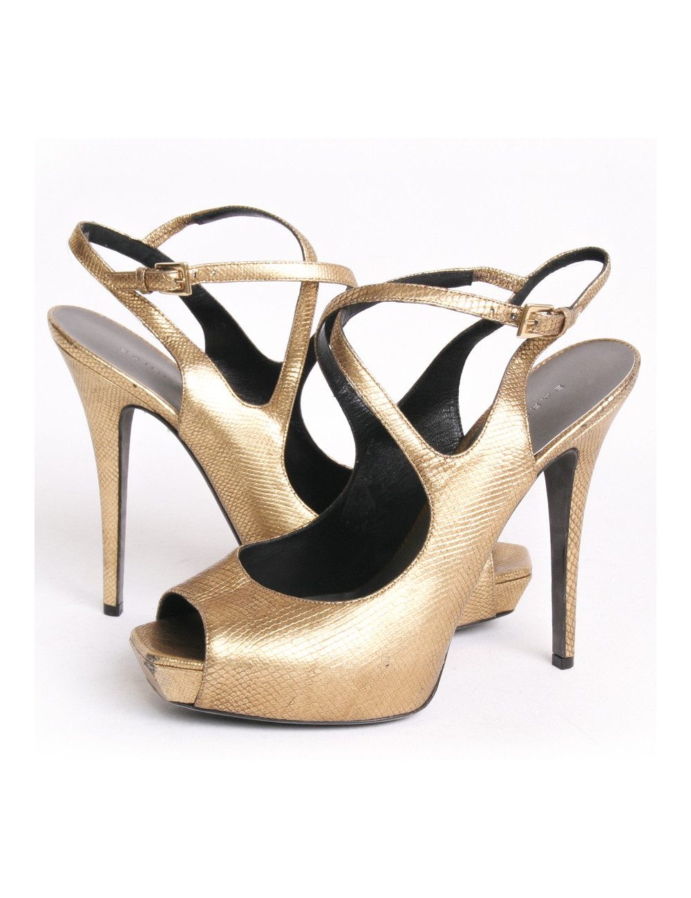 Sandales hautes BARBARA BUI t 39 dorées