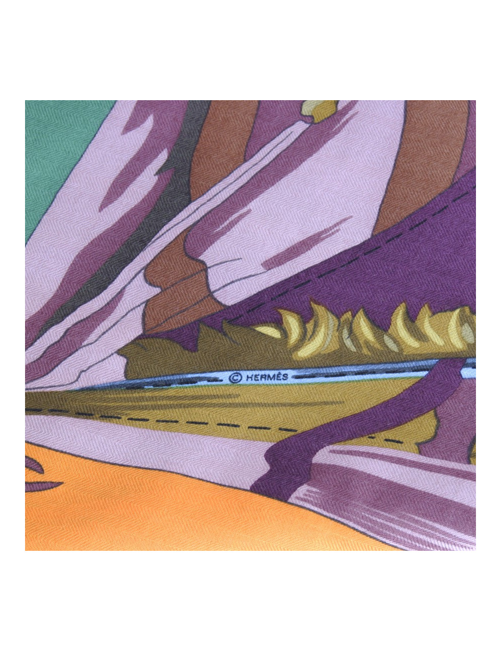 Châle HERMES  cachemire et soie