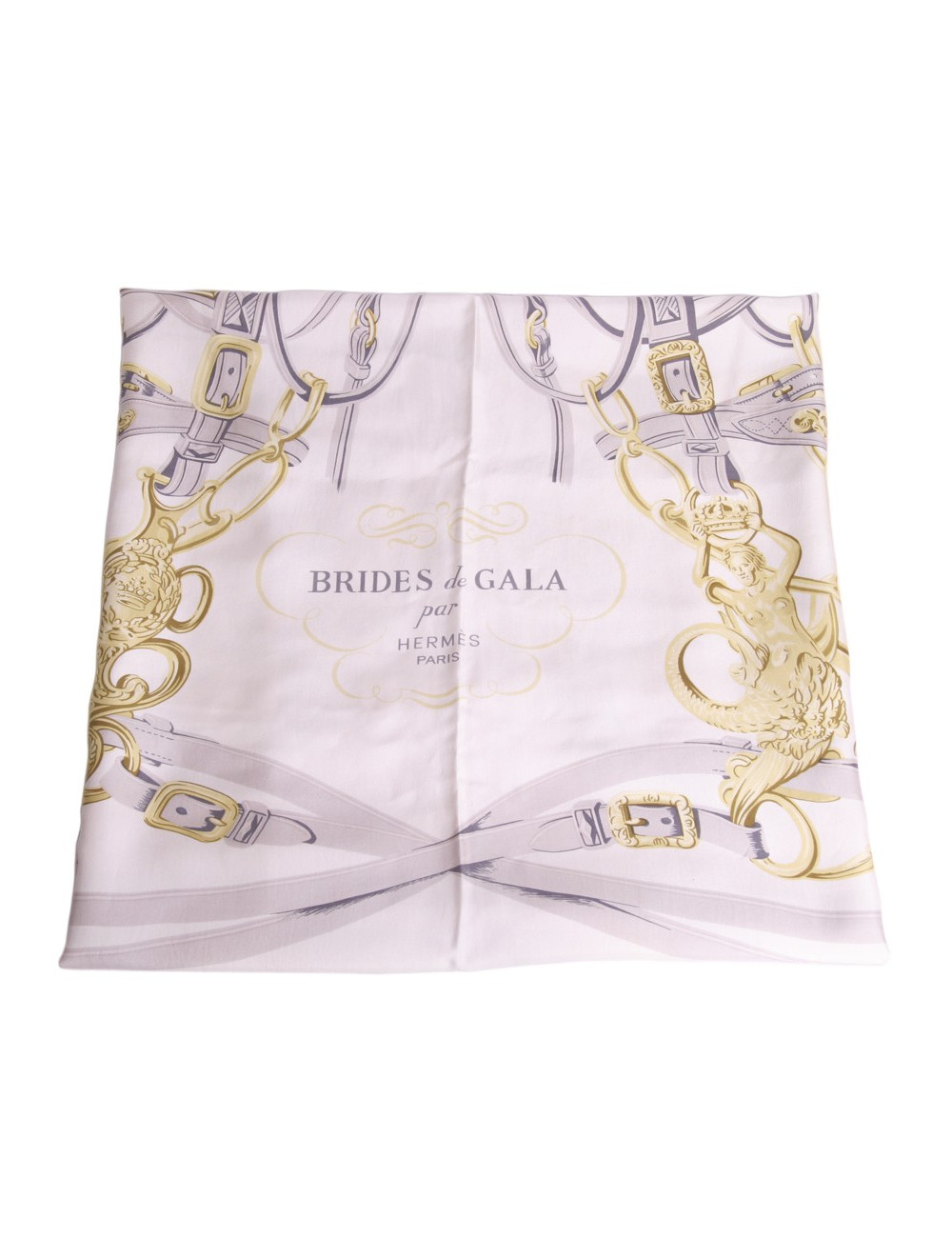 Grand Foulard HERMES "Brides de Gala" soie
