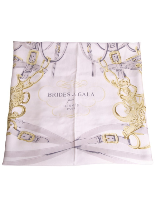 Grand Foulard HERMES "Brides de Gala" soie