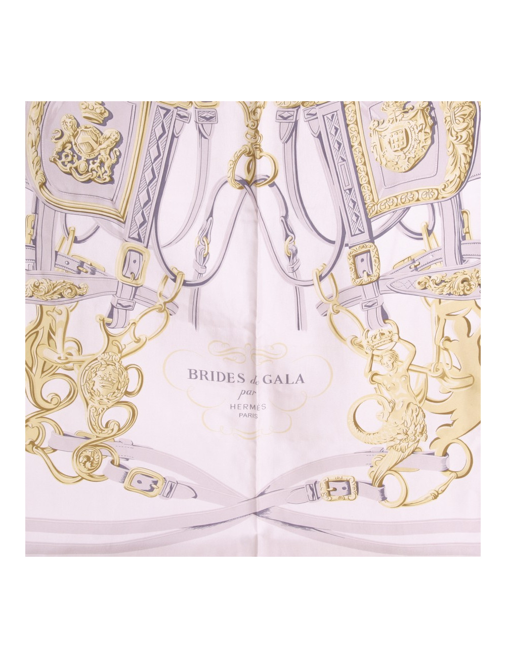 Grand Foulard HERMES "Brides de Gala" soie