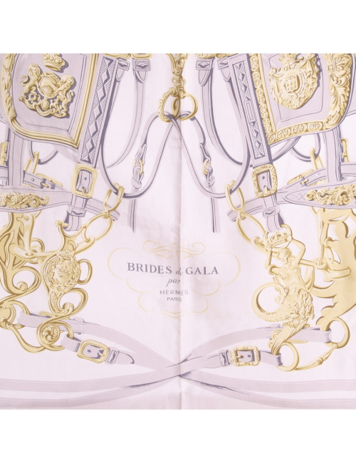 Grand Foulard HERMES "Brides de Gala" soie