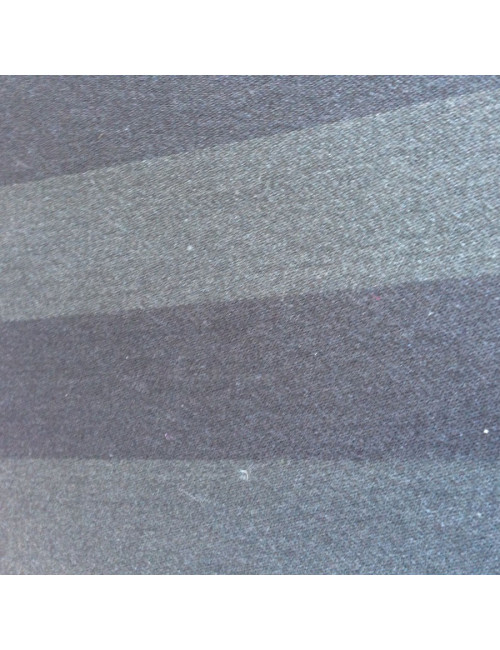 Echarpe DIOR gris anthracite à bord frangé en laine et soie