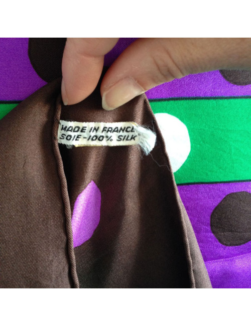 Carré de soie YVES SAINT LAURENT vintage