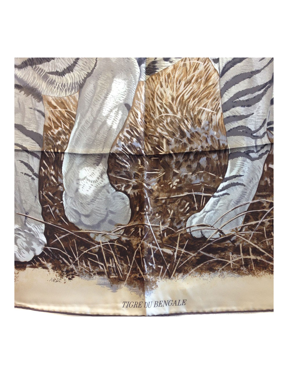 Carré "tigre du Bengale" HERMES 90 x 90