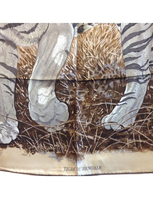 Carré "tigre du Bengale" HERMES 90 x 90