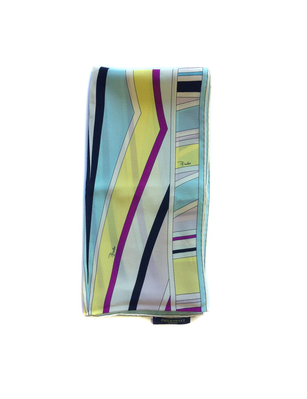 Foulard en soie EMILIO PUCCI tons pastels