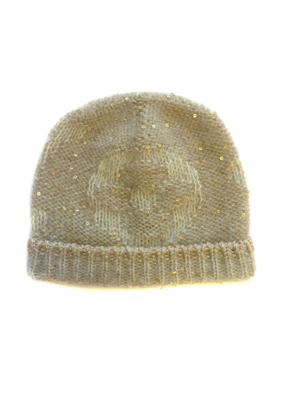  Bonnet Mono glitter LOUIS VUITTON beige