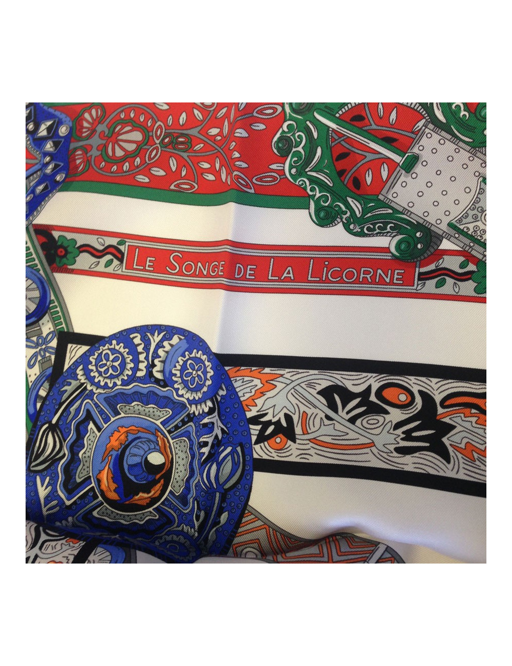 Carré "Le songe de la Licorne" HERMES 90x90