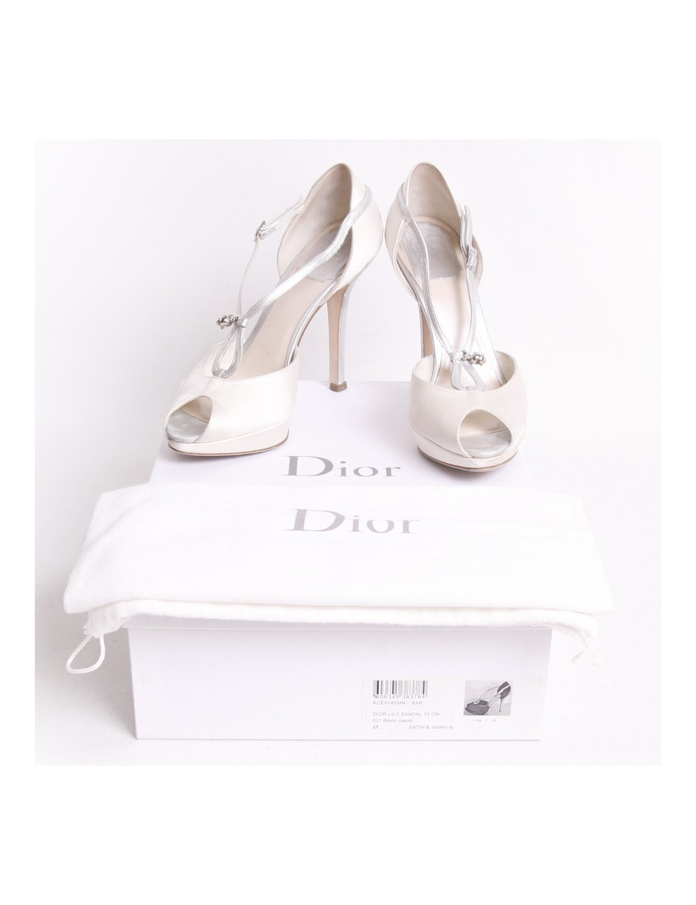 Sandales hautes DIOR T 37 avec plateforme