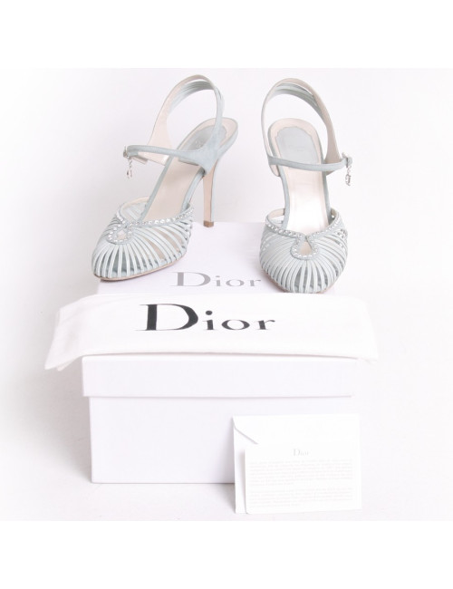 Escarpins DIOR T 37 en veau velours 