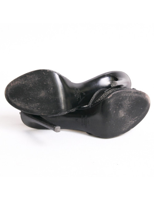 Escarpins VALENTINO T 37 noirs et strass