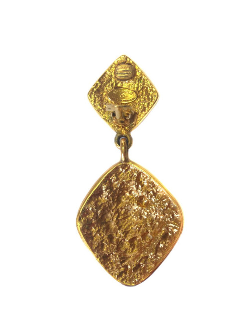 Boucles d'oreille clips CHANEL couture