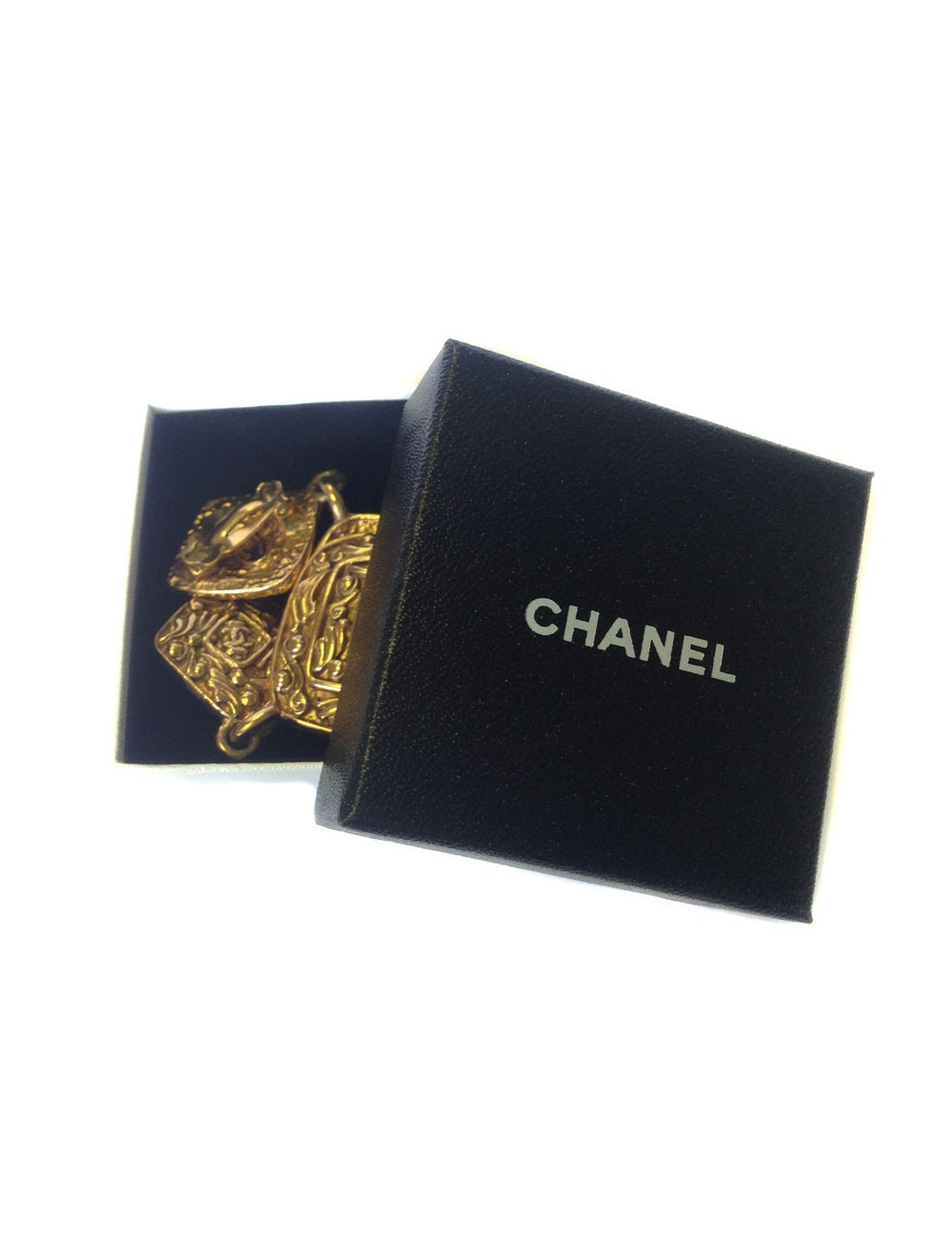 Boucles d'oreille clips CHANEL couture