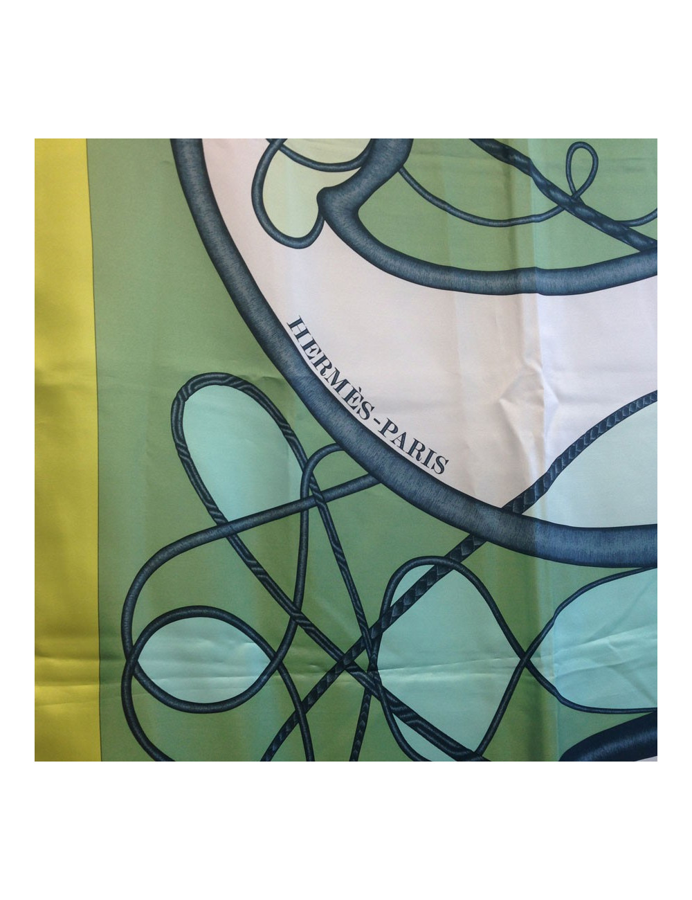 Carré géant "Coup de fouet" HERMES en soie