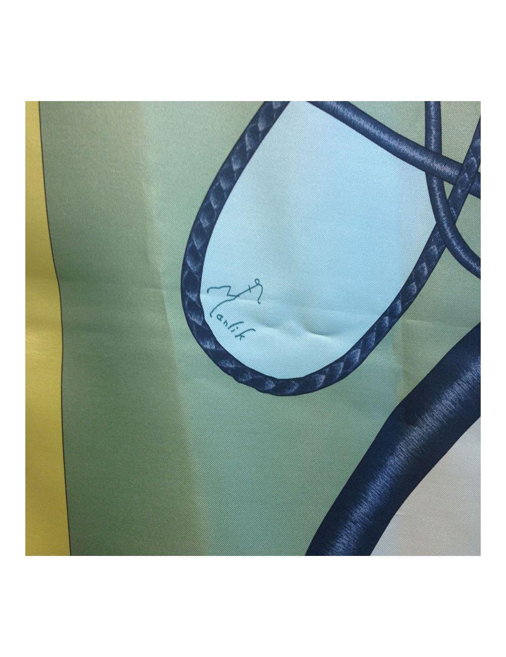 Carré géant "Coup de fouet" HERMES en soie