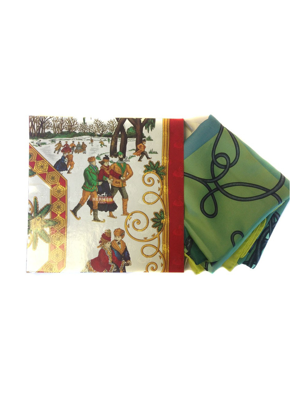 Carré géant "Coup de fouet" HERMES en soie