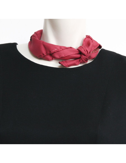 Foulard "Gavroche" HERMES  couleur brique