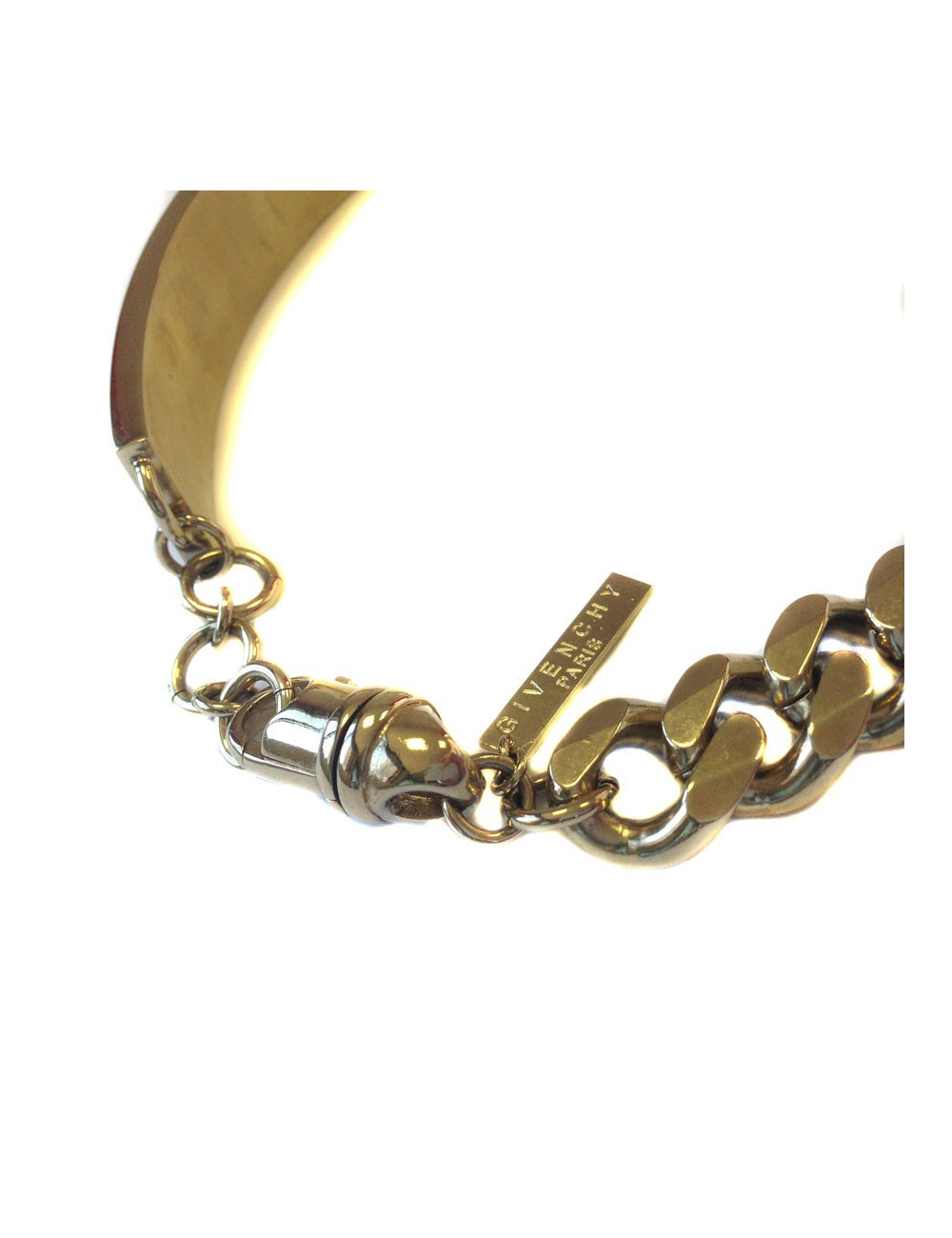 Collier "dents de vampire" GIVENCHY doré