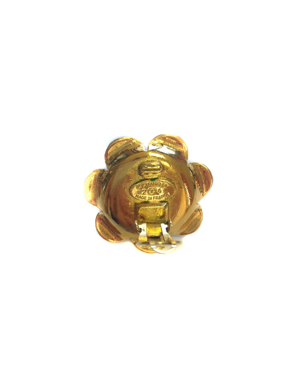 Clips d'oreille CHANEL perles nacrées 