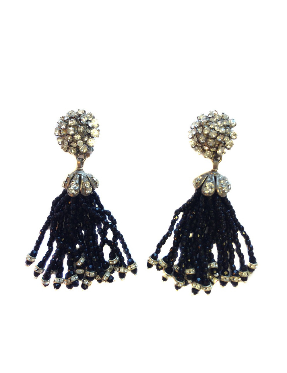 Clips d'oreille pendants CHANEL 90's