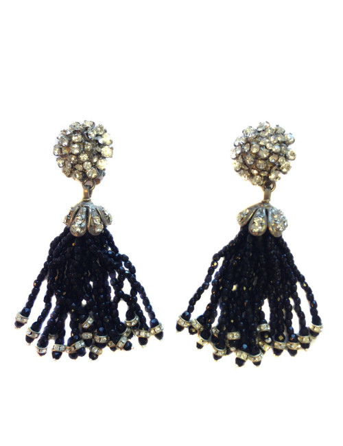 Clips d'oreille pendants CHANEL 90's