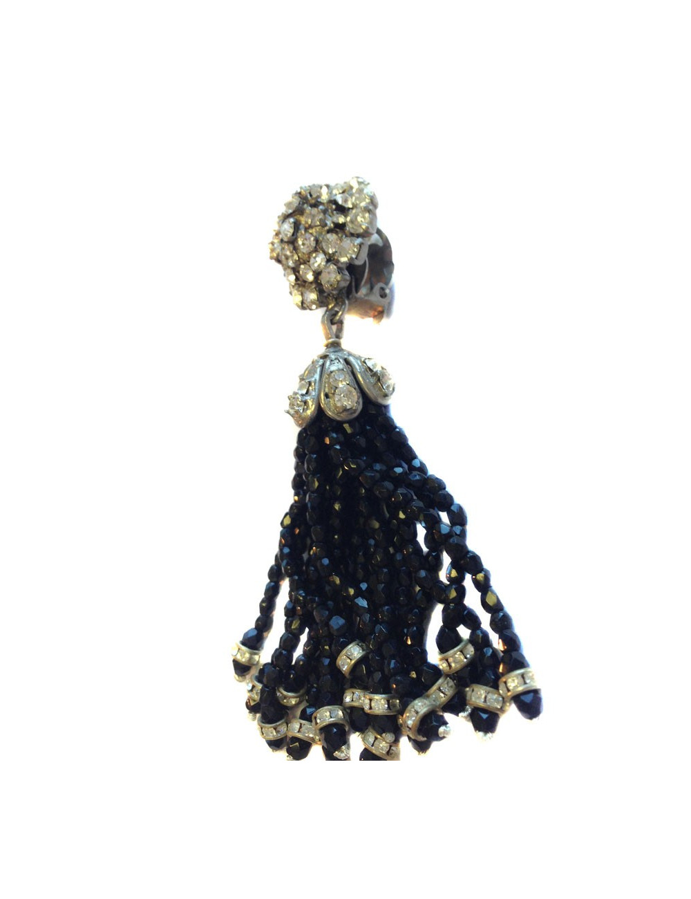 Clips d'oreille pendants CHANEL 90's